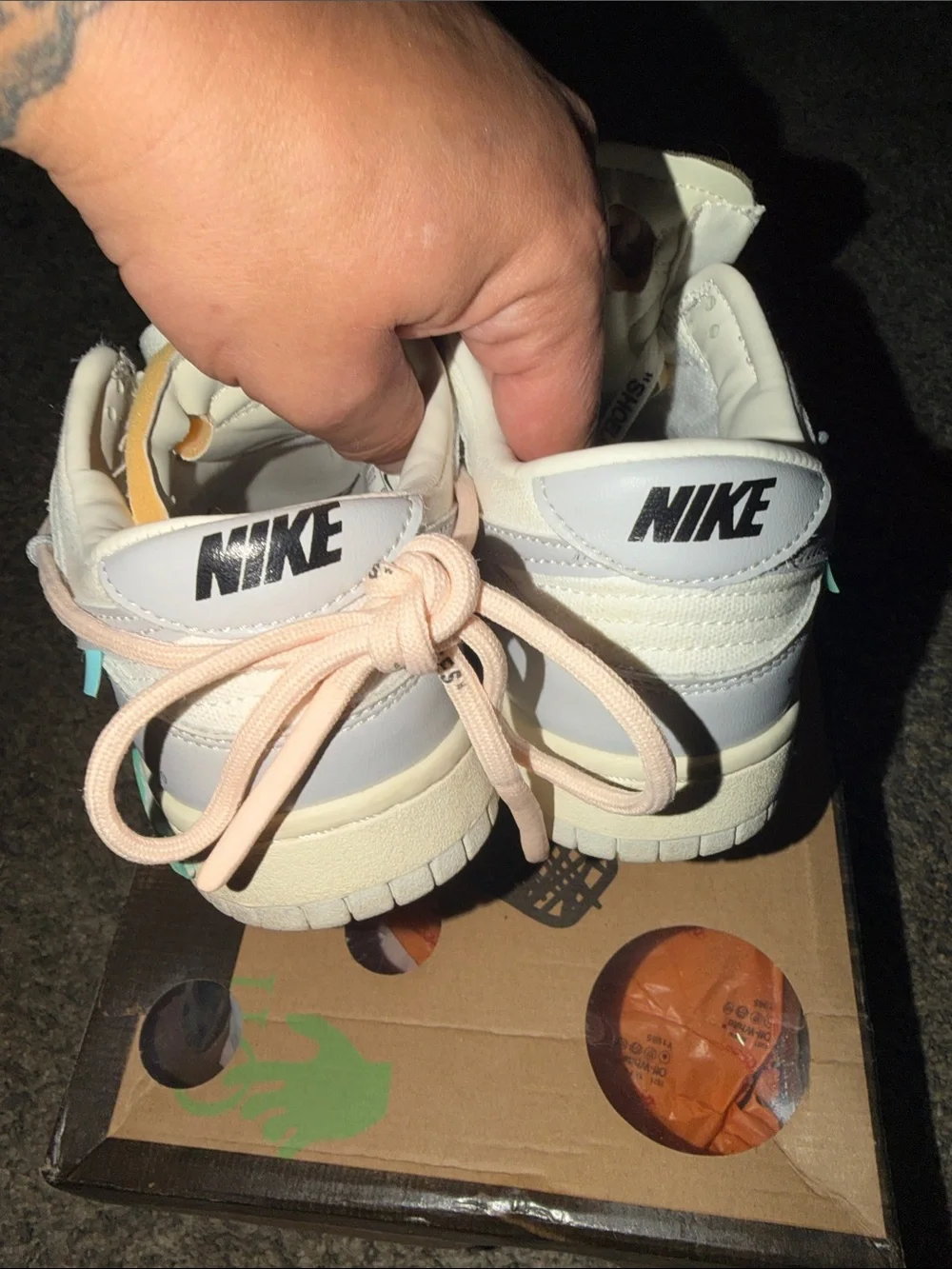 Off White x Nike Dunks Lot 9 of 50 Authentic 5Y/6.5W